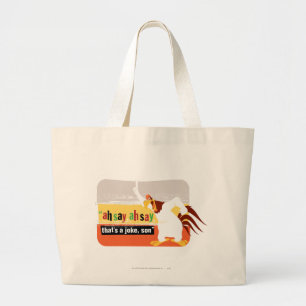 Grand Tote Bag Clapet d'avertisseur C'est une blague, fiston