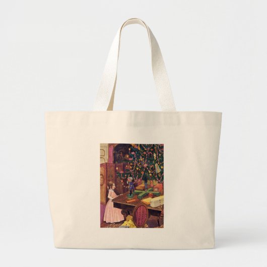 Grand Tote Bag Clara et Nutcracker (Devant)