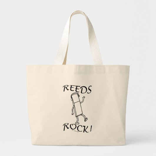 Grand Tote Bag Clarinet Reeds Rock (Devant)