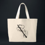 Grand Tote Bag Clarinette<br><div class="desc">Les fabricants de musique célèbrent ! Annoncez fièrement au monde,  je jouent la clarinette !</div>