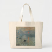 Grand Tote Bag Claude Monet Impression Sunrise Soleil Levant (Devant)