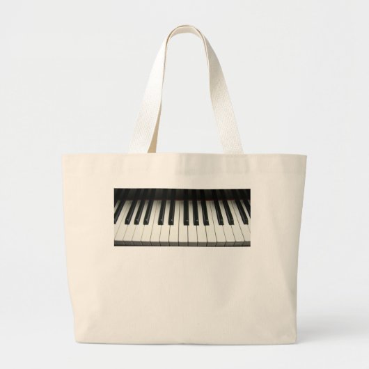 Grand Tote Bag Clavier de piano (Devant)