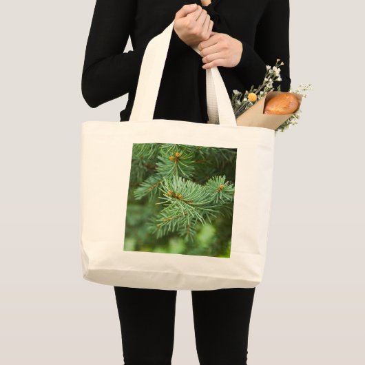 Grand Tote Bag Closeuse de pin (Devant (produit))