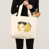 Grand Tote Bag Cobaye d'aquarelle (Devant (produit))