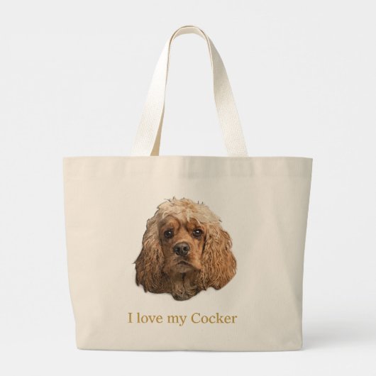 Grand Tote Bag cocker Spaniels (Dos)