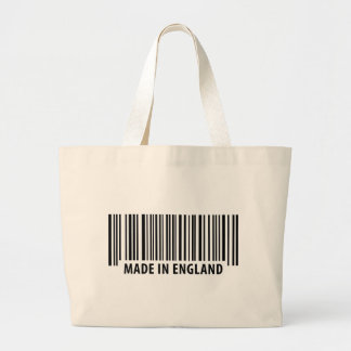 Grand Tote Bag code-barres de l' angleterre