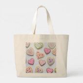 Grand Tote Bag Coeurs de la Saint Valentin (Dos)