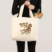 Grand Tote Bag Cognez-le à moi ! (Devant (produit))