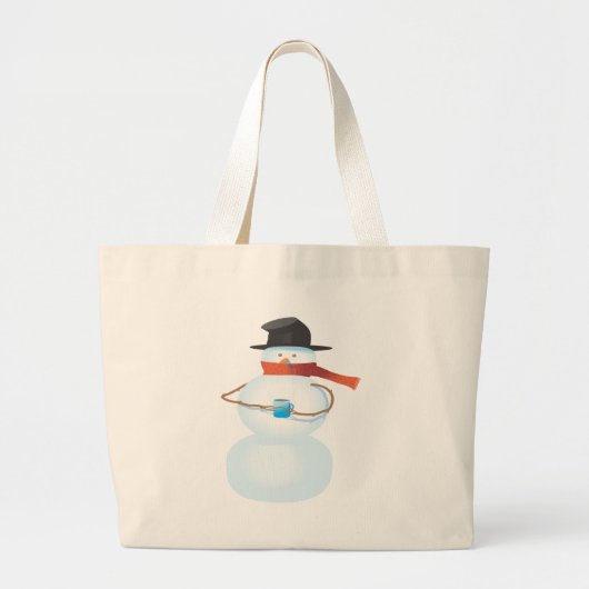 Grand Tote Bag Cold Snowman (Devant)