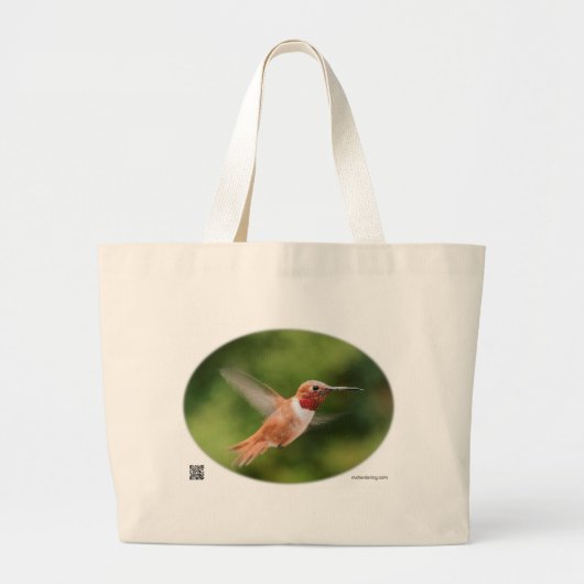 Grand Tote Bag Colibri Fourre-tout (Devant)