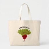 Grand Tote Bag Collection Betterave Fraîche (Devant)