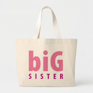 Grand Tote Bag COLLECTION DE SOINS - grande soeur {rose}