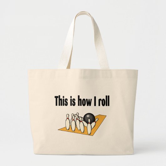 Grand Tote Bag Comment je roule (Devant)