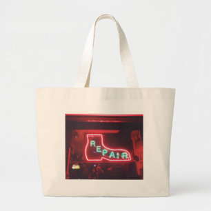 Grand Tote Bag Comparer néon signe NYC