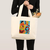 Grand Tote Bag Composition #22 par Michael Moffa (Devant (produit))