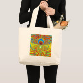 Grand Tote Bag Concepteur de graphisme Fire (Devant (produit))