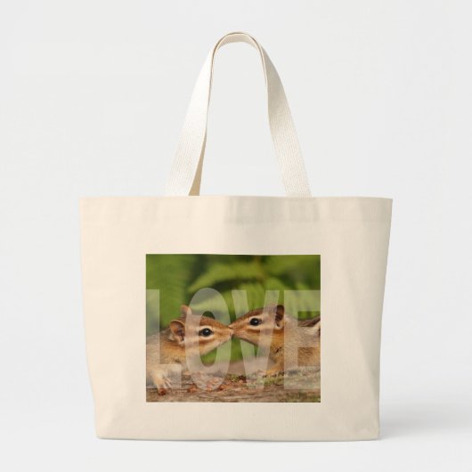 Grand Tote Bag Conception d'amour de tamia de bébé (Devant)