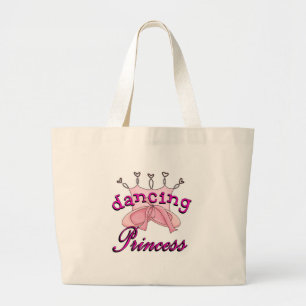 Grand Tote Bag Conception de ballet de princesse dansante