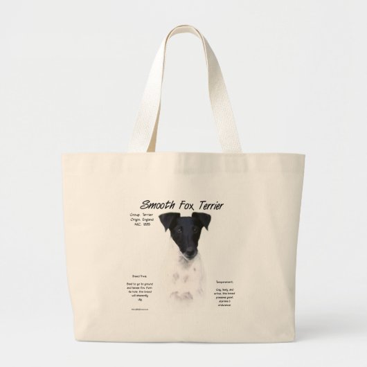 Grand Tote Bag Conception de l'historique du renard lisse (Devant)