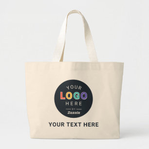 Grand Tote Bag Conception de logo personnalisé