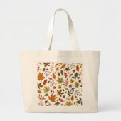 Grand Tote Bag Conception de motifs (Devant)