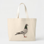 Grand Tote Bag conception de pigeon (Devant)