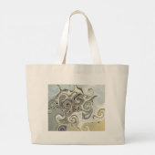Grand Tote Bag Conception de plage (Dos)
