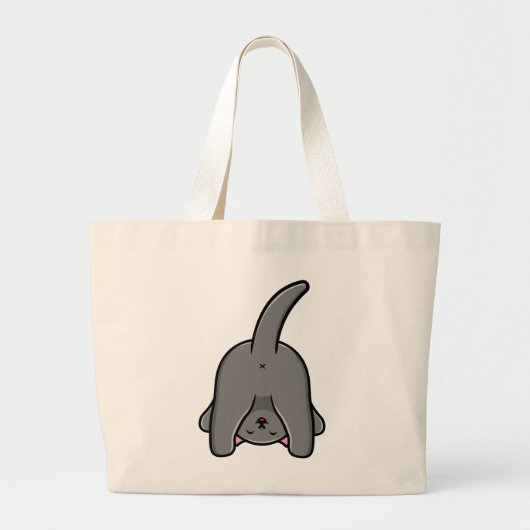 GRAND TOTE BAG CONCEPTION DE RETOUR CHAT NEUGHTY (Devant)
