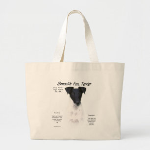 Grand Tote Bag Conception douce d'histoire de Fox Terrier