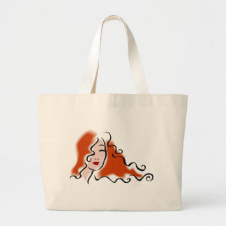 Grand Tote Bag Conception du visage des femmes