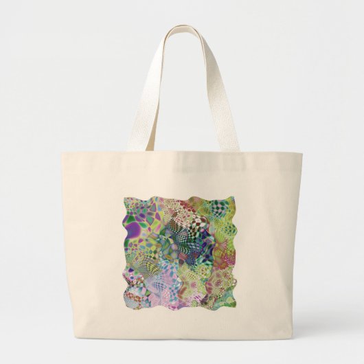 Grand Tote Bag conception multiabstraite (Devant)