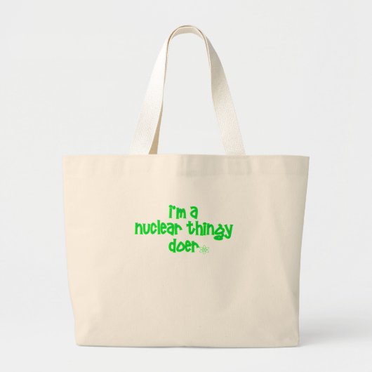Grand Tote Bag Conception Nucléaire Originale (Devant)