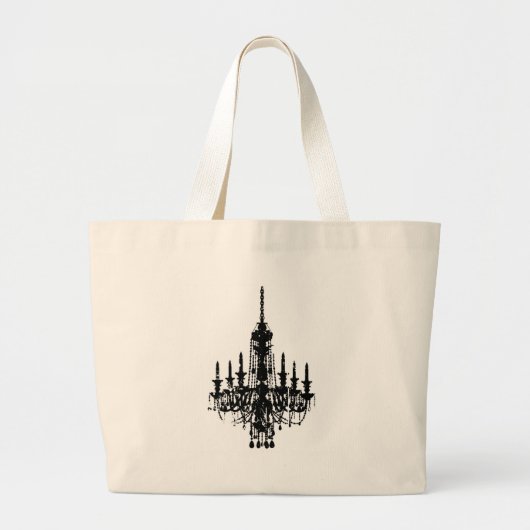 Grand Tote Bag conception vintage de lustre (Devant)