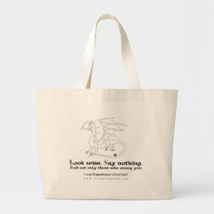 Grand Tote Bag Conseil d'un dragon
