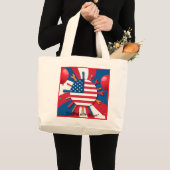 Grand Tote Bag "Construite avec fierté" (Devant (produit))