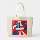 Grand Tote Bag "Construite avec fierté" (Dos)