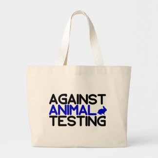 Grand Tote Bag Contre les tests animaux