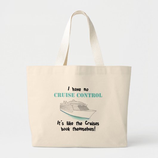 Grand Tote Bag Contrôle de croisière (Devant)