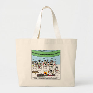 Grand Tote Bag Convention de bonhomme de neige Cadeaux et T-shirt