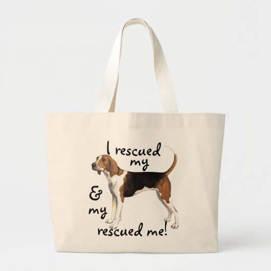 Grand Tote Bag Coonhound de marcheur de Treeing de délivrance (Devant)