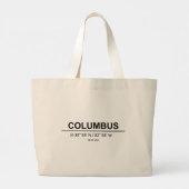 Grand Tote Bag Coordonner Columbus (Dos)