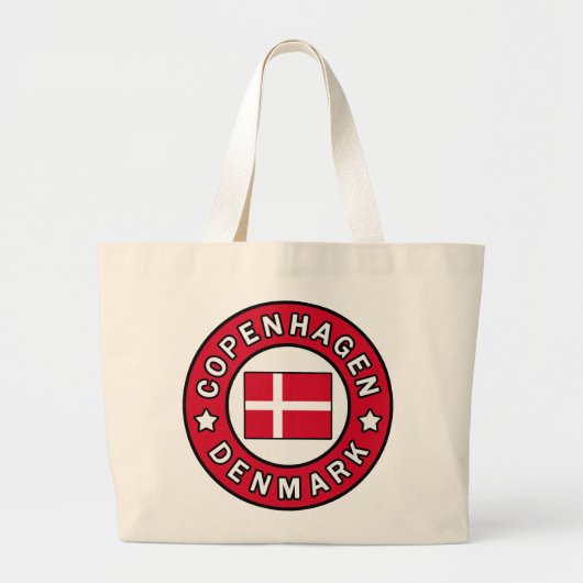Grand Tote Bag Copenhague Danemark (Devant)
