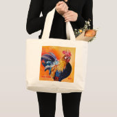 Grand Tote Bag Coq Fourre-tout (Devant (produit))