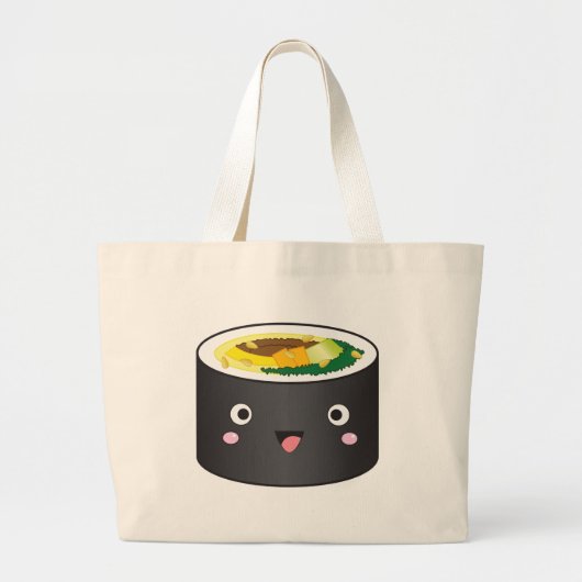 Grand Tote Bag Coréen mignon Gimbap (Devant)