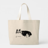 Grand Tote Bag Corgi Calm Companion (Dos)