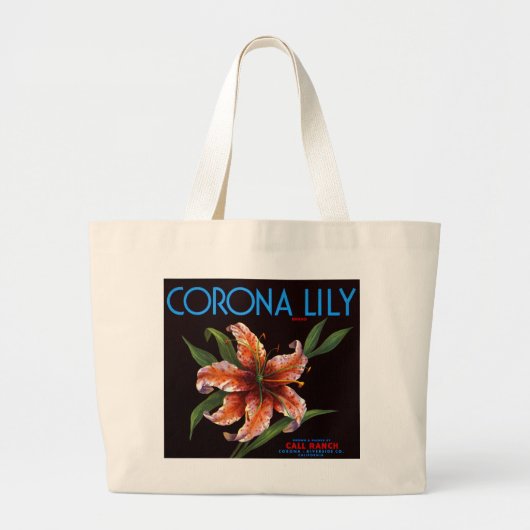Grand Tote Bag Corona Lily (Devant)
