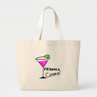Grand Tote Bag Cosmo Drinker J'aurai un Cosmo