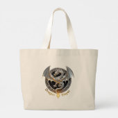 Grand Tote Bag Couche de dragon (Dos)
