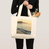 Grand Tote Bag Coucher du soleil à Aberystwyth (Devant (produit))