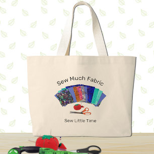 Grand Tote Bag Coudre beaucoup de chaudière en tissu